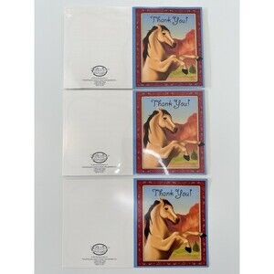 Birthday Express THANK YOU Cards & Envelopes Party Horse Power Equestrian USA 17